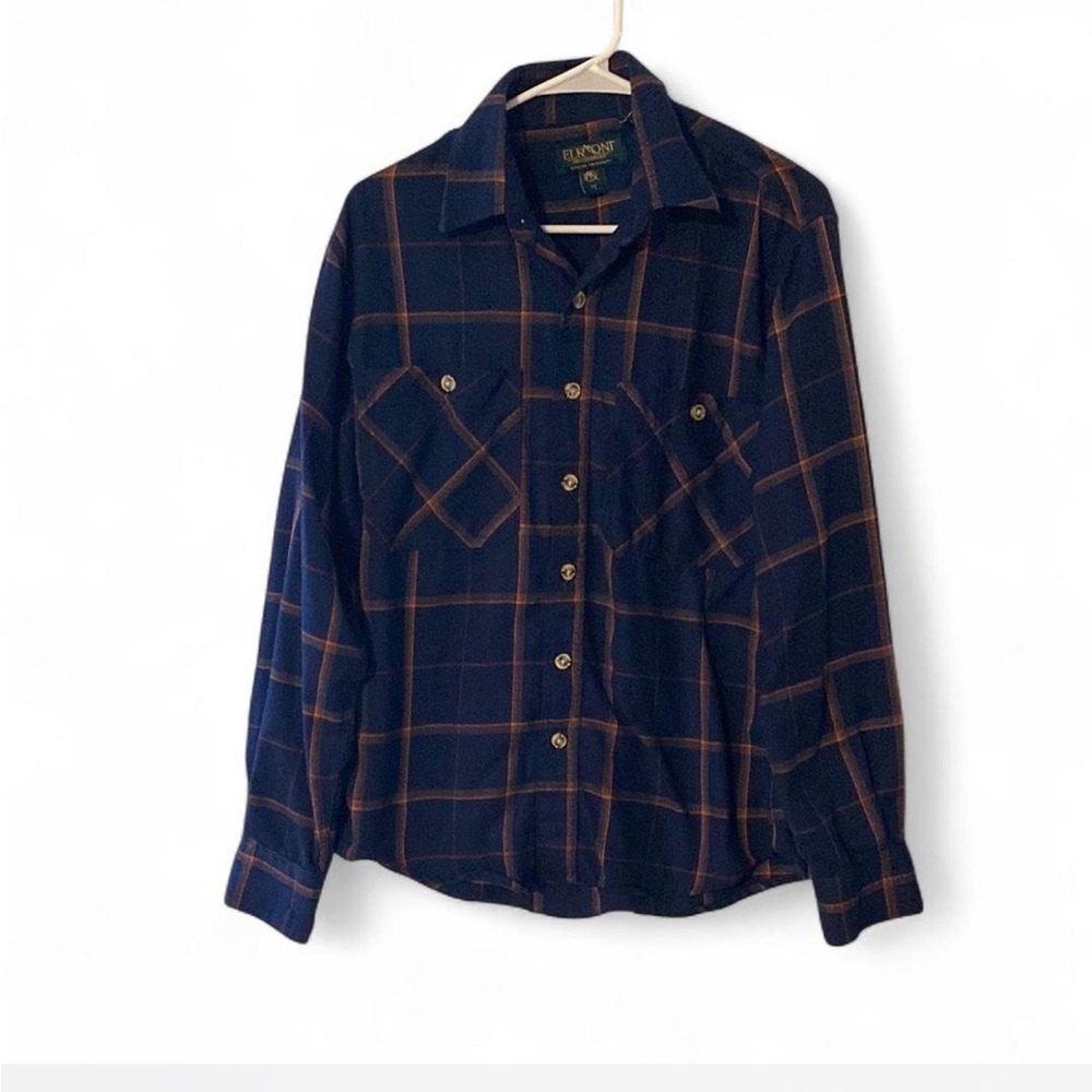 Vintage Elkmont Outfitters Plaid Button-up Shirt